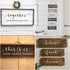 Family Farmhouse Stencils for Painting on Wood - 20 Pack Large Inspirational Words Quotes Saying Sign Stencil Templates, Welcome Believe Blessed T...