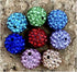 100pcs Adabele Grade A Suncatcher Crystal Rhinestone Pave Disco Ball 8mm Tanzanite Purple Polymer Clay Bead Compatible with Shamballa All Other Je...