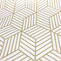 Gold and Beige Geometry Stripped Hexagon Adhesive Decorative Contact Paper Removable Shelf Drawer Liner Sticker Vinyl Film Wall Arts and Crafts De...
