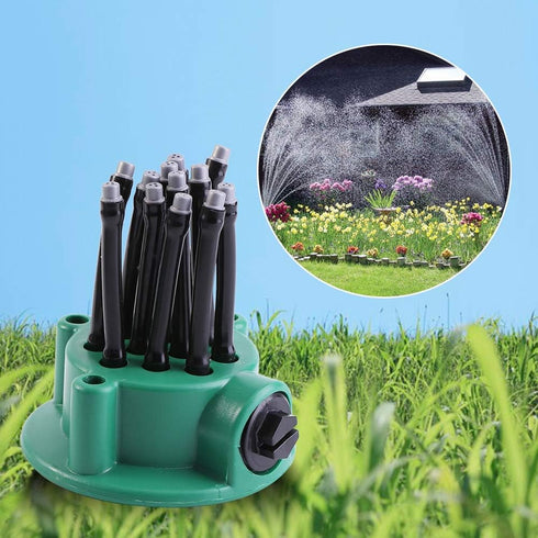 2Pcs Multi-tips Lawn Sprinkler Head Nozzle Adjustable Outdoor Garden Patio Water Sprayer Irrigation System Parts...