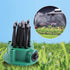 2Pcs Multi-tips Lawn Sprinkler Head Nozzle Adjustable Outdoor Garden Patio Water Sprayer Irrigation System Parts...