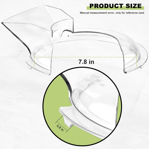 prime&swift Upgraded W10616906 Fit for KN1PS Pour Shield Replace 1-Piece Pouring Shield KN1PS Fits Models K45SS KSM75 KSM95 KSM150PS...