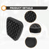 2 Pcs Rubber Brake Clutch Pedal Cover, Compatible with Honda Civic, Replacements 46545-SA5-000, 46545 SA5 000, 46545SA5000, Pedal Pad Cover...