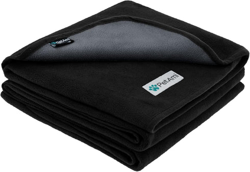 PetAmi Waterproof Dog Blanket for Small Medium Pets Dogs Cats, Pet Couch Cover Protector for Furniture, Reversible Washable Soft Fleece Cat Blanke...