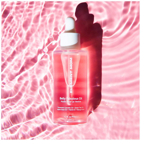 Element Mom Belly Fabulous Oil | 50 ml/1.7 fl oz | Ultra lightweight, Vegan Formula & Toxin Free Maternity Skincare | For Pregnancy and Postpartum...
