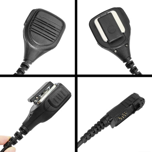 PMMN4076 Remote Speaker Mic Microphone fits XPR3500 XPR3300 XPR3300e XPR3500e DEP570 XiR P6600 XiR P6600i Handheld Radio...