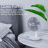 6-Inch Rechargeable Small Desk Fan, Portable Battery-Operated Table Electric Fan with 4 Speed Levels, Personal Mini Fan for Home Bed Study Room Be...