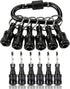 Bit Holder 1/4 inch Hex Shank Screwdriver Bits Holder Extension Bar Keychain Screw Adapter Drill Change Hand-held Screwdrivers Drill Bits Holder P...