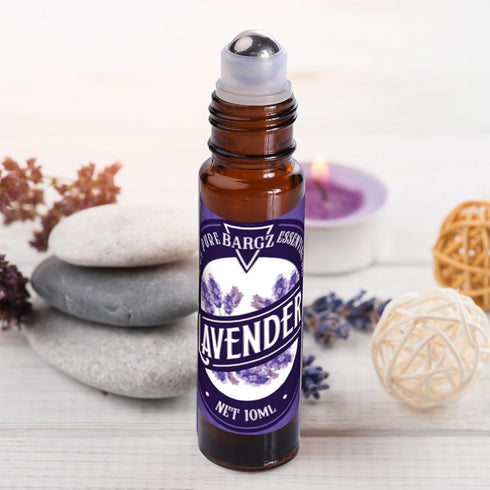 Bargz Lavender Oil 10ml(0.33oz) Roll on Bottle - Premium Lavender Oil Essential Oil for Skin and Diffuser Aromatherapy - Pure, Organic Scent for R...