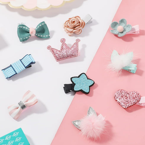 10 Pcs Dog Hair Clips Small Dog Hair Bows Cute Dog Hair Grooming Accessories Girls Puppies Hair Barrettes Flower Crown Hairpin Cat Topknot Pet Hea...