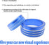 HiSport AC Climate Control Knob Cover Air Conditioner CD Switch Button Knob Compatible with Challenger Dodge Charger Chrysler 3Pcs Blue......
