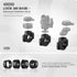 TUSITA Lock 360 Base - Motorcycle Handlebar Clamp...