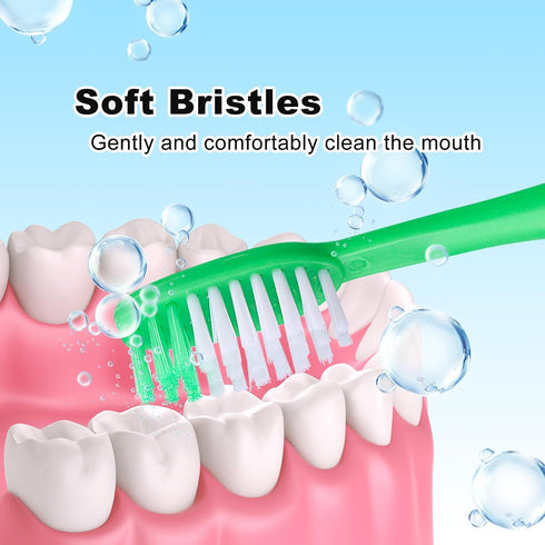 20pcs Disposable Toothbrushes with Toothpaste,Single Use Toothbrush with Toothpaste Individually Wrapped Disposable Travel Toothbrushes Kit Bulk f...