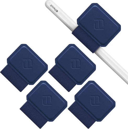 Fintie 4 Pack Pen Loop Holder for Apple Pencil Pro, Apple Pencil (USB-C) & Apple Pencil (1st / 2nd Gen) and Stylus Pens, Elastic Adhesive Leather ...