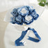 HUIHUANG 1-1/2 inch Double Face Satin Ribbon, Polyester Satin Smoke Blue Ribbon 50 Yards Per Roll for Gift Wrapping Bows Making Floral Bouquet Wed...
