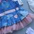 Reborn Baby Doll Clothes for 17-22 Inch Newborn Baby Doll Girl, Baby Doll Clothes Outfit Accessories fit 17-22 Inch Reborn Baby Doll Girl?Denim Sk...