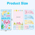 Axolotl Sticky Notes Set - Cute Animal Mexican Walking Fish Shape Sticky Note Pads to Do List Notepad Writing Memo Pads for Gift School Office Sup...