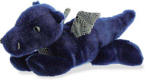 Aurora® Adorable Mini Flopsie™ Sapphire Dragon™ Stuffed Animal - Playful Ease - Timeless Companions - Blue 8 Inches...