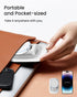SODI Magnetic Phone Stand for Desk, Foldable Phone Stand Compatible with Mag-Safe iPhone Webcam Mount, Adjustable Phone Holder Portable Compatible...