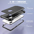 IDweel for iPhone Xs Max Case with Tempered Glass Screen Protector, 3 in 1 Shock Absorption Heavy Duty Protection Hard PC Cover Soft Silicone Bump...