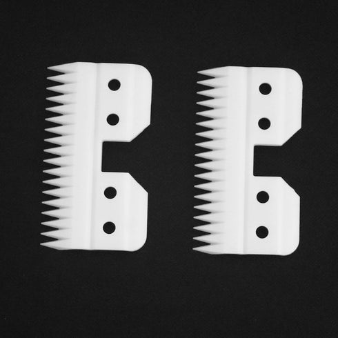 4pcs Oster Fast Feed Clipper Ceramic Blade - Pet Dog Cat Grooming Clipper Replacement Blades, for A5 Trimmer Series, for Andis 18 Teeth Detachable...
