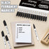30 Packs Black Permanent Markers, Fine Point Waterproof Markers Pens Bulks, Durable, Quick-Drying Marker, Ideal Stationery Supplies for Schools, H...