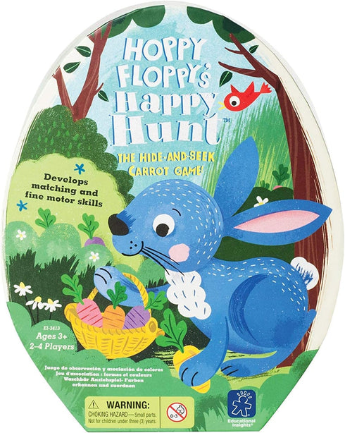 Educational Insights Hoppy Floppy's Happy Hunt Matching Preschool Board Game, Gift for Toddlers Ages 3+...