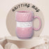 Boxer Gifts 'Knitting Keeps Me From Unraveling' Novelty Knitting Gift Mug | Light Pink Colour With Realistic Yarn Detailing | Amazing Christmas, B...