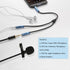 MillSO 3.5mm 4 Pole TRRS Audio Splitter Cable Nylon Braided Stereo Aux Splitter for 2 TRRS Headset to PC Laptop PS4 Xbox Smartphone - 1 FT...