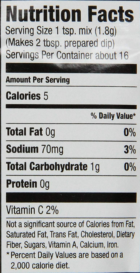 McCormick GUACAMOLE Seasoning Mix 1oz. (9 Packets)...