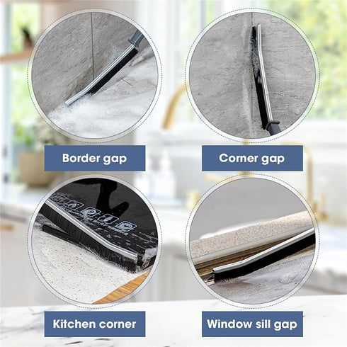 3Pcs Crevice Cleaning Brush, 2023 New Multifunctional Gap Cleaning Brush Tool, Hand-Held Groove Cleaning Hard-Bristled Brush for Kitchen Bathroom ...