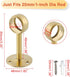 Alise Curtain Rod Holder Bracket 1''Dia,Closet Rod Holders Wall Mount,Ceiling Mounted Curtain Rod Flange Brackets,Ceiling Curtain Rods Brackets fo...