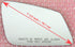 Mirror Glass with Adhesive for Fitting Over Auto-Dimming Mirror for Various BMW Models - Passenger Side View Right RH - Check Size and Pictures...