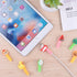 ASTARON 20 Pcs Cartoon Charger Cable Protectors USB Charger Cable Saver Silicone Flexible Cable Wire Protectors for Most Cellphone Data Lines Phon...