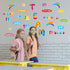 Qilery 36 Pcs Classroom Bulletin Board Decorations Set Teamwork Classroom Decor Welcome Bulletin Board Craft for Kids Kindergarten Preschool Eleme...