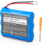 For ADT Panel Battery Replacement 300-10186: Lithium ion Compatible with ADT Honeywell Command Smart Security Panel - ADT5AIO-1 ADT5AIO-2 ADT5AIO-...