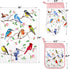 Vansolinne Birds Kitchen Dish Towels Pot Holder Oven Mitt with Loop Kit Spring Gifts for Bird Lovers Teacher Women Mom Birdies on Wire Cardinal Hu...