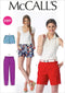 McCall Pattern Company M6930 Misses Shorts and Pants, Size E5...