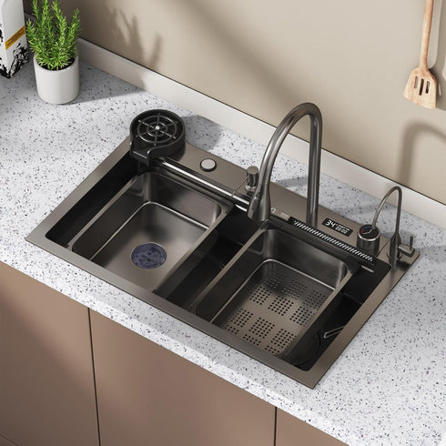 Decoroom Marble Contact Paper for countertops, Self Adhesive Waterproof White Granite Marble Wallpaper, Peel and Stick Countertops for Cabinets Ki...