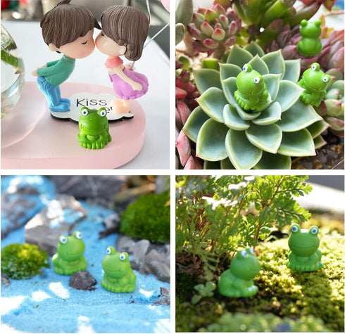 20 Pcs Mini Animals Miniature Resin Frogs,Cute Frogs Fairy Garden Moss Landscape Ornaments for Outdoor Decoration,Home Décor …...