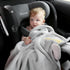 DaysU Plush Flannel Baby Blanket Super-soft Lightweight, Embroidered Fleece Baby Blanket for Girls, Portable Bed Throws for Baby Crib and Toddler ...