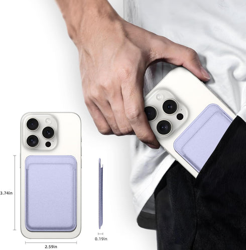 for Magsafe Wallet,Magnetic Wallet Card Holder,Ultra-Thin Magnetic Phone Wallet,Magnetic Magsafe Wallet for Apple iPhone 15/14/13/12 Pro/Max/Plus/...