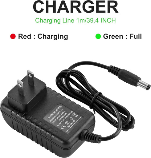12V ~ 12.61A Massage Gun Charger for 12.6V Power Cord Universal Adapter Switch Power Supply Adapter Charger...