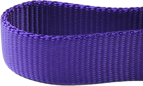 Nylon Adjustable Martingale Dog Collars,Comfort and Silky Escape Proof Training Dog Collar with Heavy Duty Metal D-Ring for Active Dogs. (Ultra Vi...