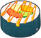 BigMouth Inc Giant Sushi Roll Beach Blanket, Oversized Beach Towel, Ulta-Soft Microfiber Towel, 5 Feet Wide, Washing Machine Friendly...