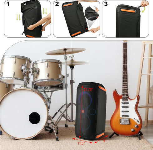 TXEsign Speaker Cover for JBL Partybox 110 Portable Bluetooth Speaker, Mesh Slip Cover Case Protective Case Accessories for JBL Speaker...