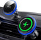 for Magsafe Car Mount Charger, 15W Fast Charging LED Magnetic Wireless Car Charger, Car Phone Holder Charger Mount Fits Air Vent Dashboard for iPh...