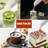 Latte Art Pen, White Spice Pen Electric Coffee Pen for Latte & Food DIY, Works with Cinnamon, Salt, White sugar, Fine Coffee Grinds, Powered by Ba...