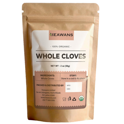 Heawans Hand Picked Premium Grade Organic Whole Cloves 2 oz, Packed form a USDA certified farm...