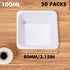 7ml 100ml Weigh Boat Set, 100 Pack Small & Large Lab Weighing Dishes for Measuring, Storing, Mixing Powders & Liquids with Easy Pour Design Dispos...